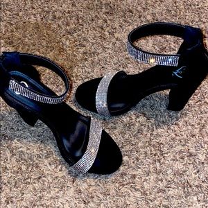 sparkling high heels